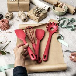 BALLARINI | ROSSO - Spatule à pâte - 230 mm - Silicone - Rouge