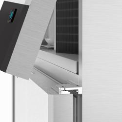 Vrieskast voor vis roestvrij staal ECO - EN 600x400 - 600 liter - met 1 deur