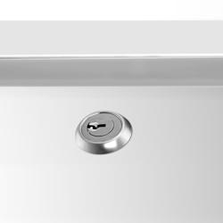 Handwasbak | Wasstation - Roestvrij staal - met voetbediening, papier- & zeepdispenser