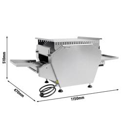 Commercial Electric Chargrill Continuous Conveyor Grill - 0.47x1.15m - Countertop - 12 Burners - 3.6kW
