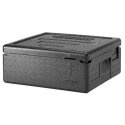 CAMBRO | CAM GOBOX® - Toploader Pizza Box - cu cureaua de transport - pentru 2 pizza - negru 
