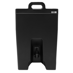 Thermo drankcontainer met kraantje - 40 liter - zwart