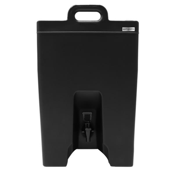 Conteneur isotherme pour boissons - 40L - avec robinet - Noir