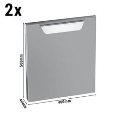 Hinged Door Set - 400x40mm - for Lorenzo Series 700 & 900