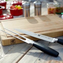 ZWILLING | Four Star Meat Carving Knife – 20 cm blade - plain edge - for raw, roasted & cooked meat - FRIODUR ice-hardened