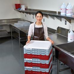 CAMBRO | CAMRACK® - Tapa para cesta - 500x500mm - Gris