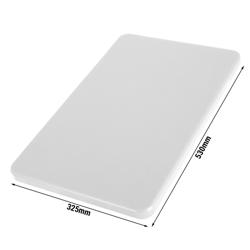 Snijplank - 325x530mm - Dikte 20mm - Wit