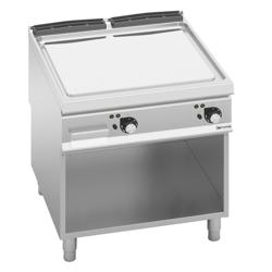 Fry Top Elettrico Professionale - 13,7 kW - Liscio - incl. sottotelaio