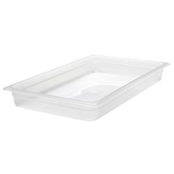 (6 pièces) CAMBRO | Bac GN 1/1 en polypropylène – translucide – Hauteur : 65 mm