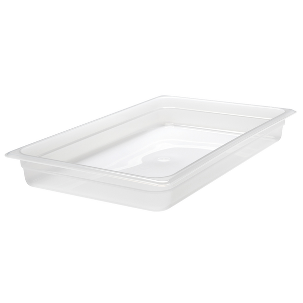 (6 piezas) CAMBRO | Contenedores GN polipropileno Camwear® 1/1 - lechoso - profundidad 65 mm