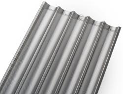 Teglia per baguette - Alluminio - 600x400mm - a 5 canali - antiaderente in Teflon (PTFE)