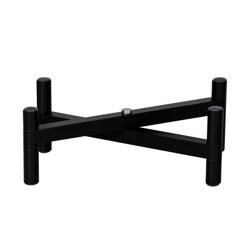 (3 pz) Supporto per buffet - Acciaio inox - Nero - 210x210mm - Altezza: 120mm