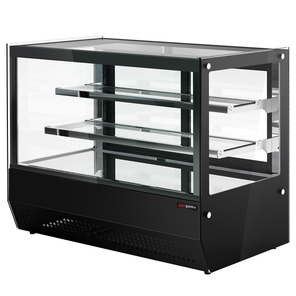 Vitrina refrigerada de sobremesa - Con 2 estantes de cristal - 0,7 m - Negro
