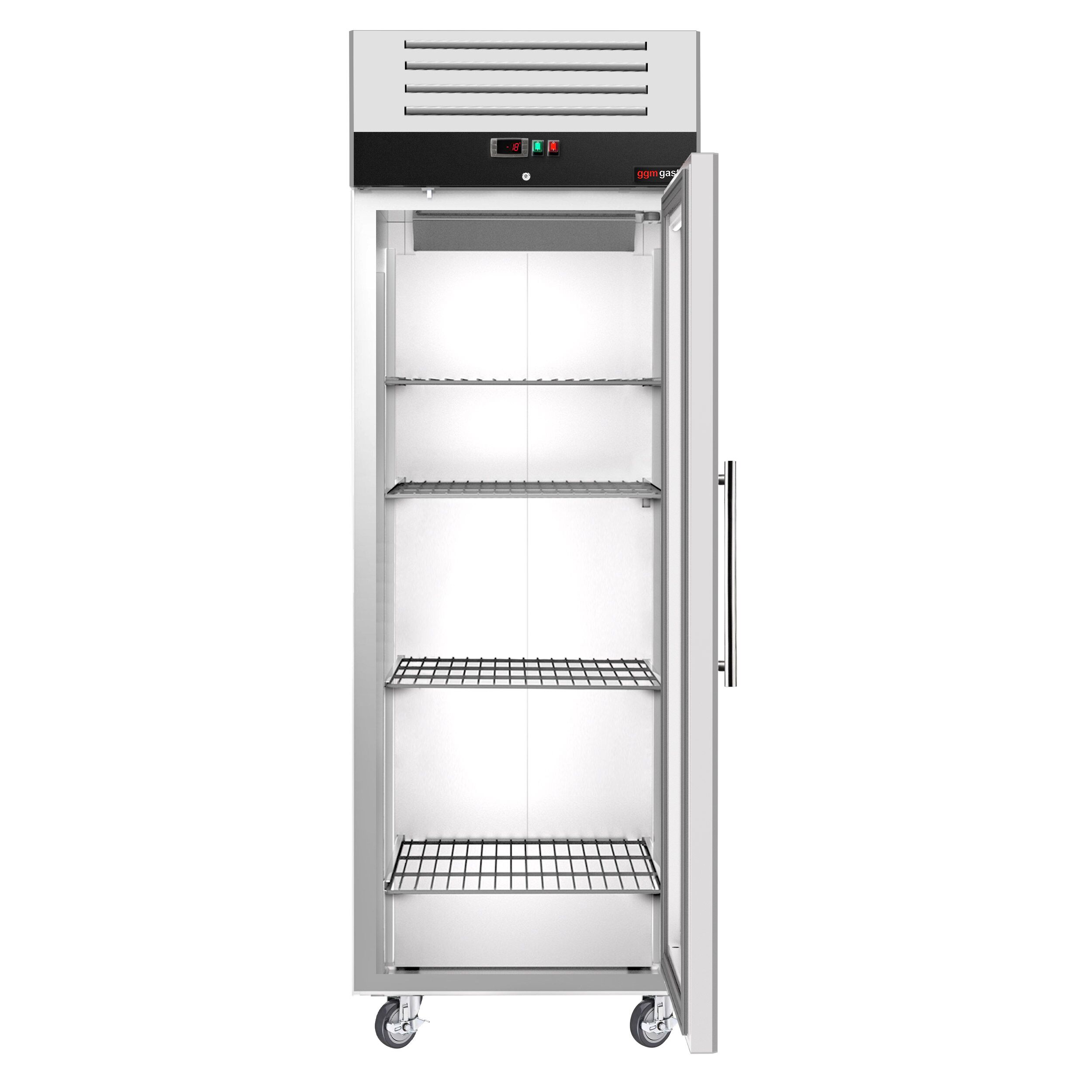 Armoire réfrigérée négative en acier inoxydable inox ECO – GN 2/1 – 700 litres – avec 1 porte vitrée