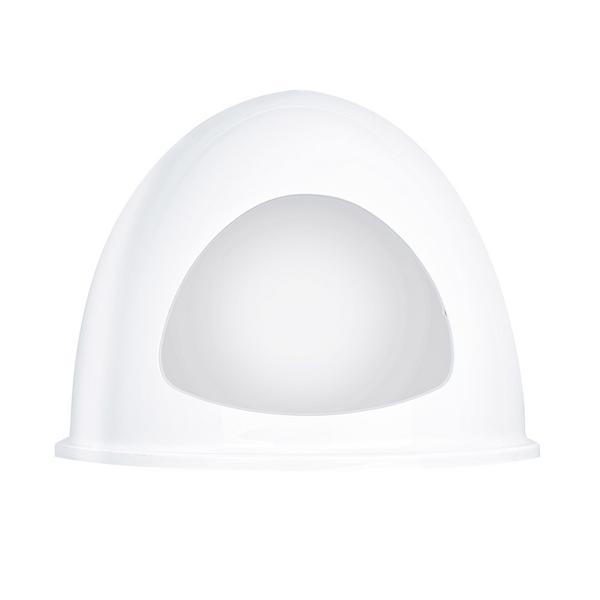 Tampa de plexiglass para caldeira de ovos - fosco branco