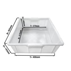 Contentor para frigorífico para peixe - policarbonato - 465x400x143mm - Branco - compatível com KSF664F