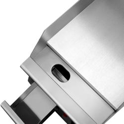 Chapa elétrica - 1,6 kW - lisa - área de grelha: 280x210mm