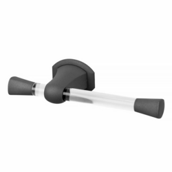 AIR-WOLF | Toiletrolhouder - voor 1 huishoudrol - ABS kunststof - Antraciet