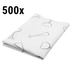 (500 szt.) Ściereczka z mikrofibry - z mikrofibry (70% poliester i 30% poliakryl) - 40x60cm