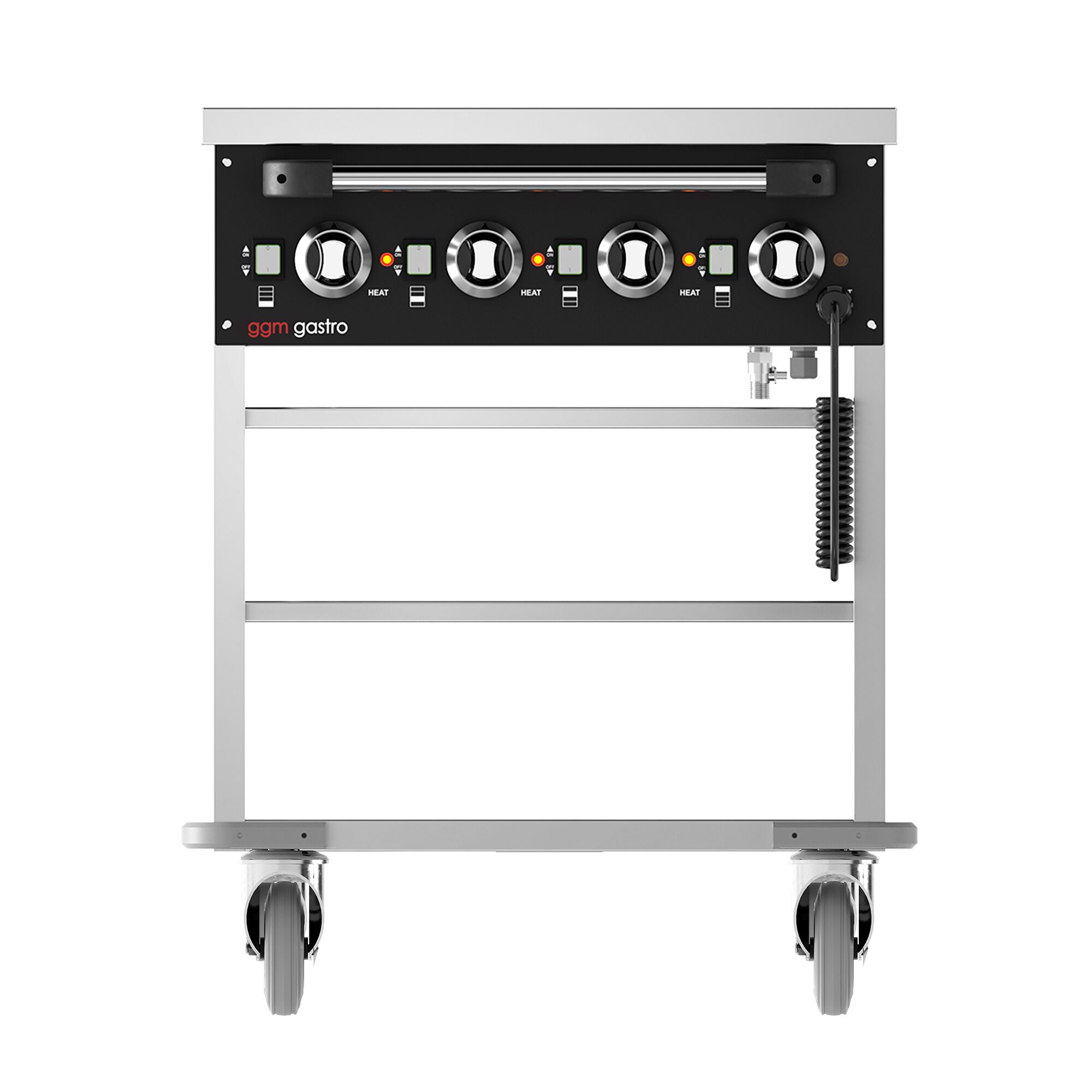 Värmevagn – vattenbad - 4 kW - 4x GN 1/1 - separat temperaturreglering per bassäng