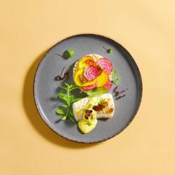 (16 szt.) ANTIGO - Zestaw naczyń - Porcelana - Niebieski