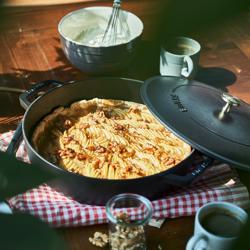 STAUB | BRAISERS - Posuda za pečenje sa Chistera kapljičastom strukturom - 280 mm - Lijevano željezo - Crna boja