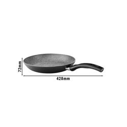 BALLARINI | BOLOGNA GRANITIUM - Grill tava - Ø 240 mm - Aluminij - Crna boja