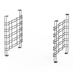 5x GN 1/1 GN Container Rack - 67mm spacing - Stainless Steel - compatible with KDV05S & KDV705-2