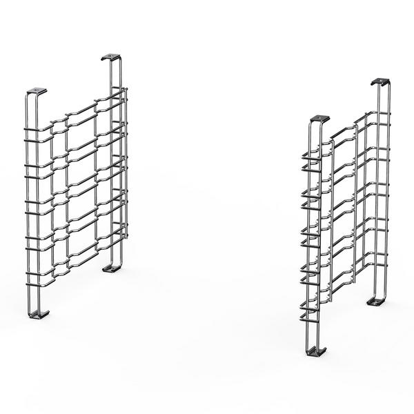5x GN 1/1 GN Container Rack - 67mm spacing - Stainless Steel - compatible with KDV05S & KDV705-2