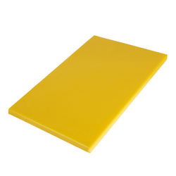 Planche à découper - 250x400mm - Epaisseur 20mm - Jaune	