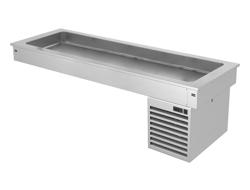 Wanna chłodnicza do zabudowy – 1800 mm – od +2 do +8 °C – 5 pojemników GN 1/1 – 410 W
