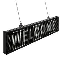 Scritta LED programmabile - WELCOME - personalizzabile - con app (iOS/Android) - RGB - 1000x55mm