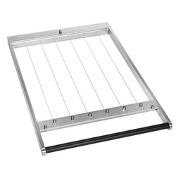 Frame voor dubbele pralinesnijder/chocoladesnijder - Draadafstand: 60 mm