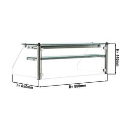 1 raflı cam üst kısım - 800 mm