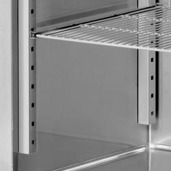 Bakkerij vrieskast rvs PREMIUM - EN 600x800 - 612L - 1 glazen deur - wielstel