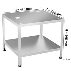 Podstavec - pro myčku nádobí, série GLS - 475x465 mm - V: 495 mm