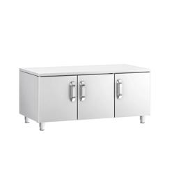 Commercial Stainless Steel Underframe Cupboard ECO - 3 Doors - 1200 mm Width - MARIO 700 Line