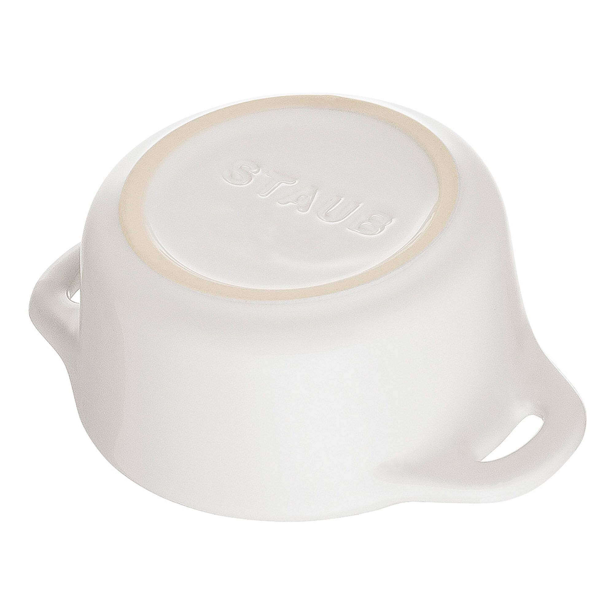 STAUB | CERAMIQUE - Mini Cocotte - Ø 100mm - ronde - Céramique - Blanc pur	