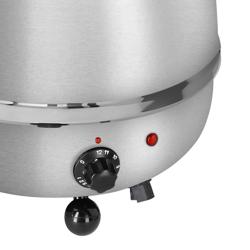 Olla sopera eléctrica / Calentador de sopa - 9L - Acero inoxidable