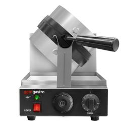 Waffeleisen - Einzeln - Manuell - 1,3 kW - Form: Rund - mit 180° drehbarer Backfläche