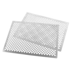 (2 pcs) ROBAND | Commercial Grill Mark Plates – Contact Grill Accessory – For KGGLL442/KGGGLL442
