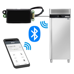 Controllo Bluetooth e registrazione della temperatura per dispositivi di raffreddamento