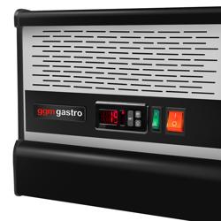 Tapasvitrine PREMIUM - 1376x405mm - 6x GN 1/3 - zwart