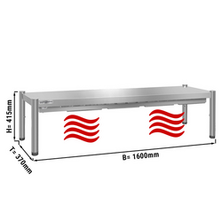 Thermal bridge ECO - 1600x370mm - with 1 shelf - height: 415mm