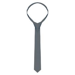 (5 pieces) KARLOWSKY | Slim Uniform Tie – Anthracite - 148 x 6.5 cm - 95°C washable - Easy-care