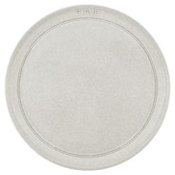 STAUB | DINING LINE - Piatto - piano - Ø 260mm - Ceramica - Tartufo bianco