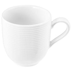 (6 pieces) SELTMANN WEIDEN | Blues Tulip Porcelain Coffee Mug with Handle – 280 ml - White