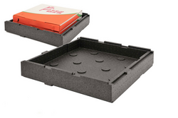 Fund sau capac cu sistem pentru pizza familială, dimensiuni 570х 570х 105 mm	
