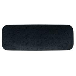(2 pièces) SELTMANN WEIDEN | Assiette coupe – plate rectangulaire – 380 × 140 mm – Noir