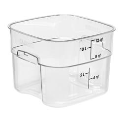 (6 pieces) CAMBRO | CAMWEAR® Fresh Pro Container – Polycarbonate – Clear – 215 mm – Dishwasher safe